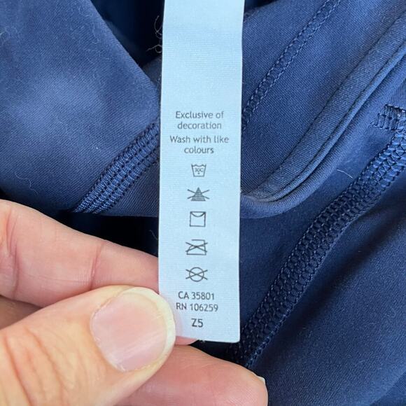 Lululemon Women's Invigorate High-Rise Tight 25" Diamond Dye Naval Blue Size 4 - Picture 9 of 10